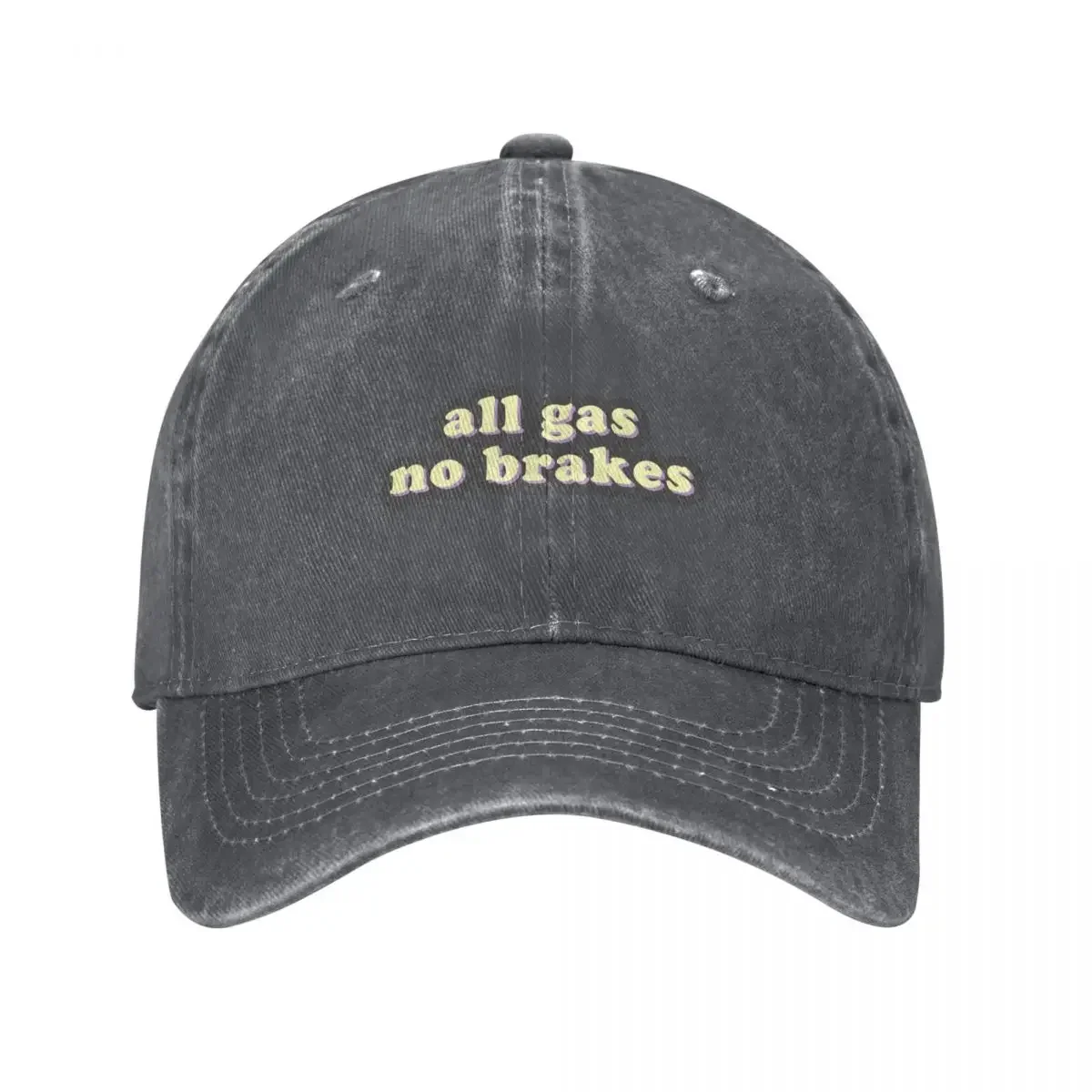 all gas no brakes Baseball Cap Hood black Men's Baseball Women's