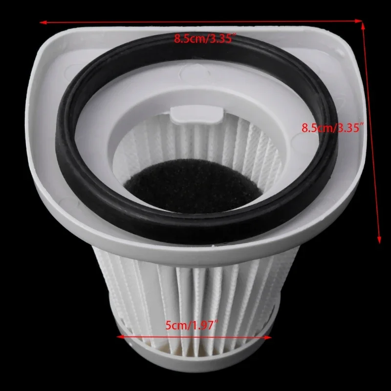 2 Buah Filter HEPA Pengganti untuk Aksesori Penyedot Debu untuk Media SC861 SC861A Mar28