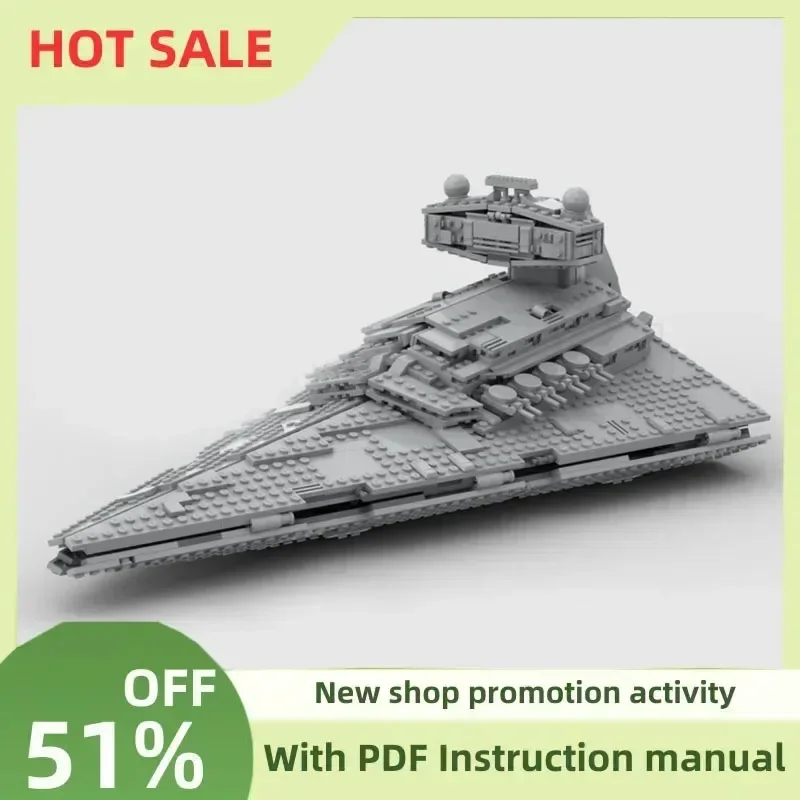 

New 1853Pcs Famous Star Battle Movie Moc 75394 Destroyer Model Custom Puzzle Creative Ideas Kids Toys Birthday Gifts Building