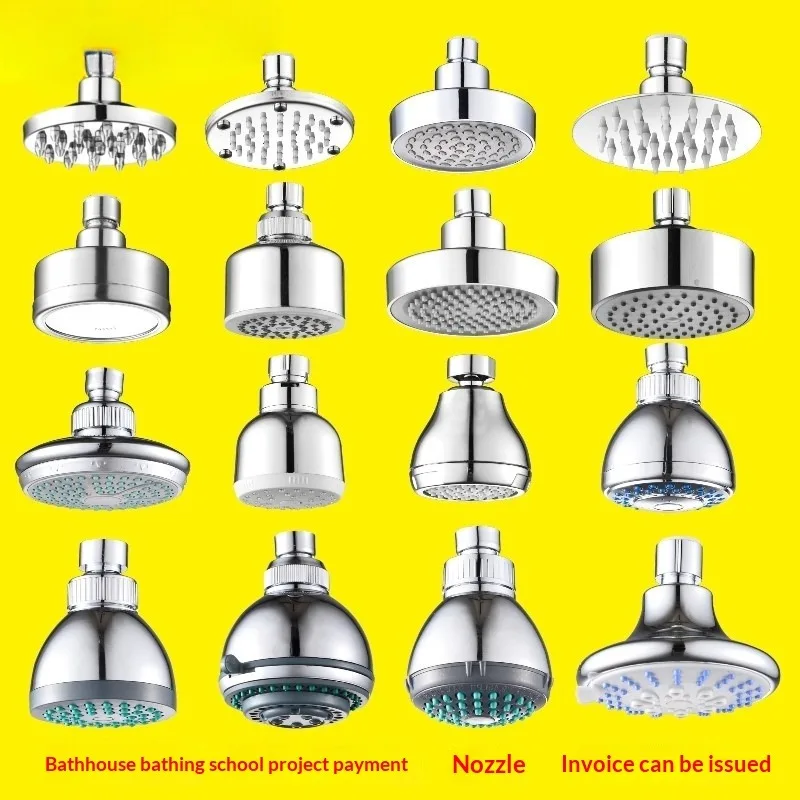 

Душевая лейка из нержавеющей стали 4 дюйма, съемная, для общественных бань, с функцией усиления напора