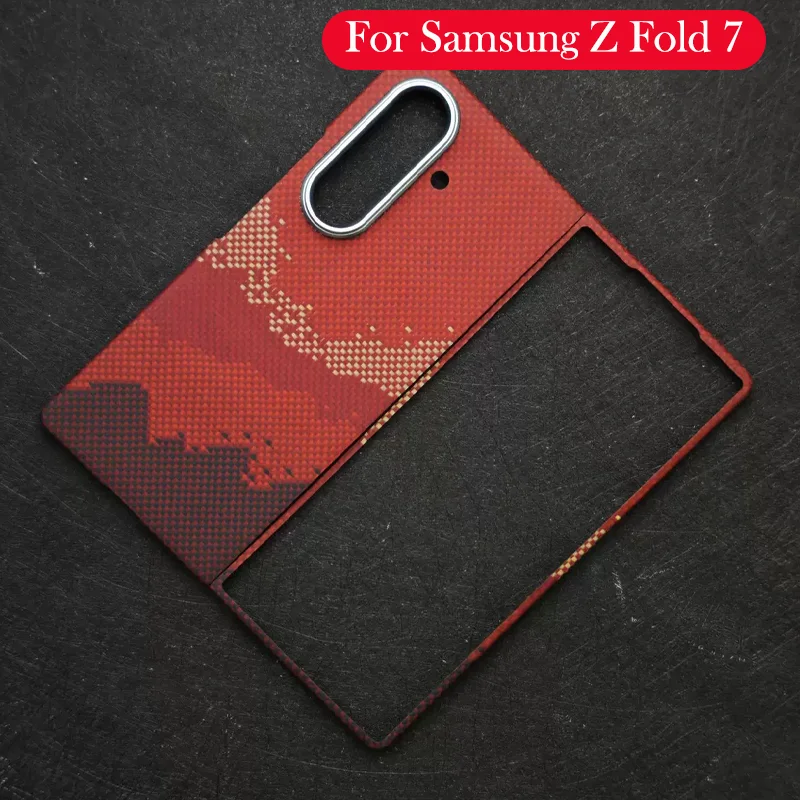 

Carbon Fibre Case For Samsung Z Fold 7 Kevlar Wireless Charging Back Cover Case for SAMSUNG Z FOLD 7