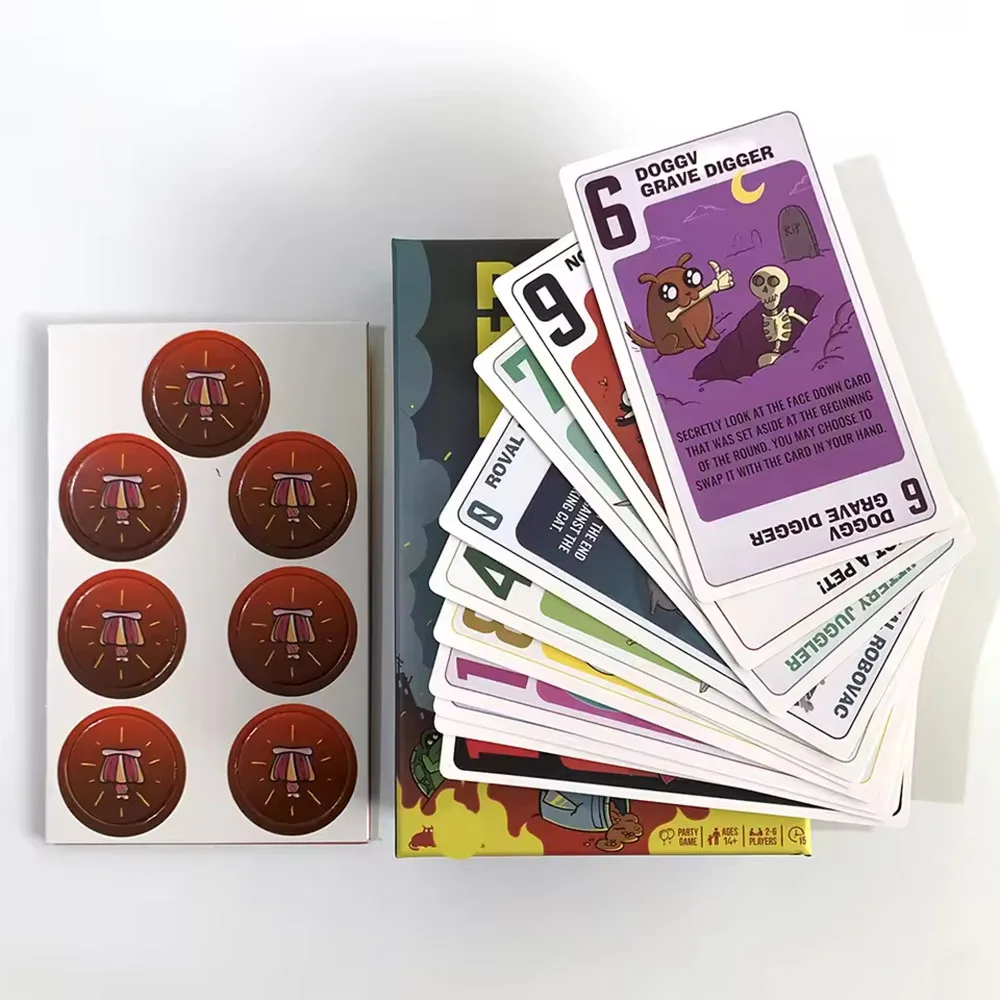 لعبة بطاقات Power Hungry Pets، لعبة لوحية، بطاقات استراتيجية للحفلات العائلية، لعبة بطاقات الحفلات، لعبة استراتيجية التحدي #6