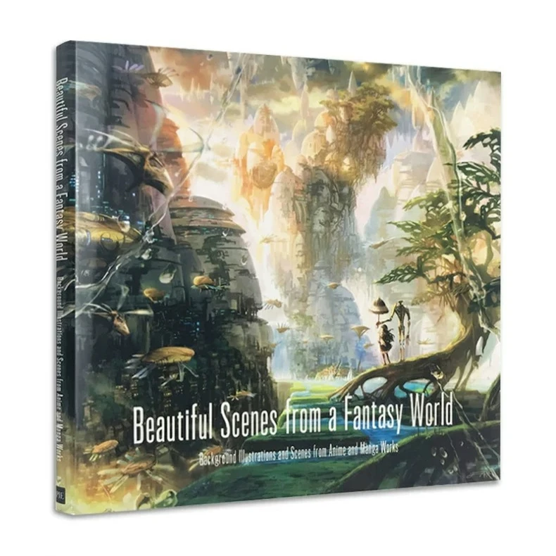 Beautiful Scenes From A Fantasy World Background Illustration Art Book 32 Japanese Creators 160 Pages