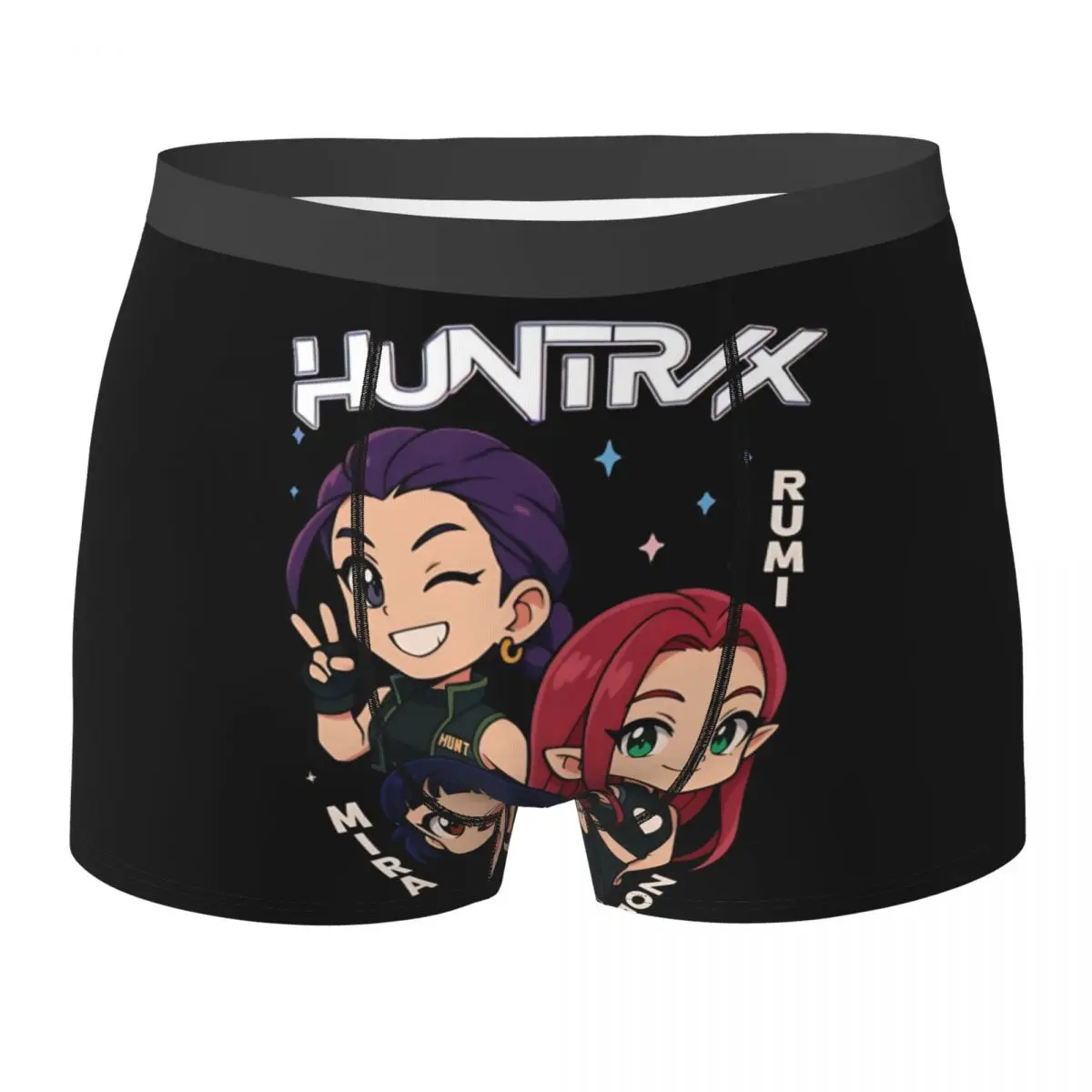 

Kpop Demon Hunters Huntrix аниме нижнее белье простые трусики сублимационные боксеры короткие 3D чехол мужские шорты-боксеры больших размеров