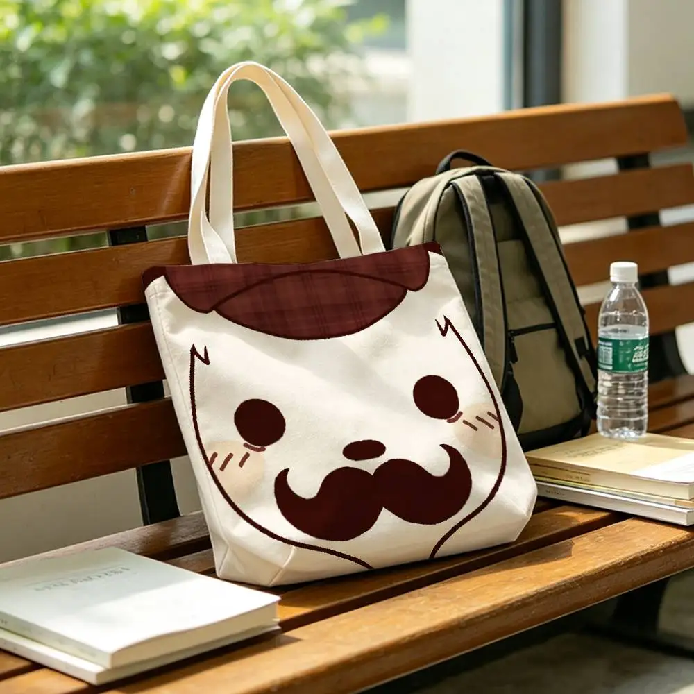 Animal GAME Hospital B-Barney Large Capacity Cotton Polyester Zipper Tote Shoulder Bag