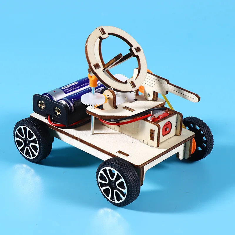 Landradar Auto Grund- und Sekundarschüler Wissenschaft und Technologie Kleine Produktion Montage Lehrmittel DIY kreativ