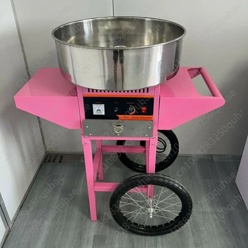 Tabletop Cotton Candy Machine Electric Automatic Stainless Steel Floss Maker Small Commercial Use For Stall