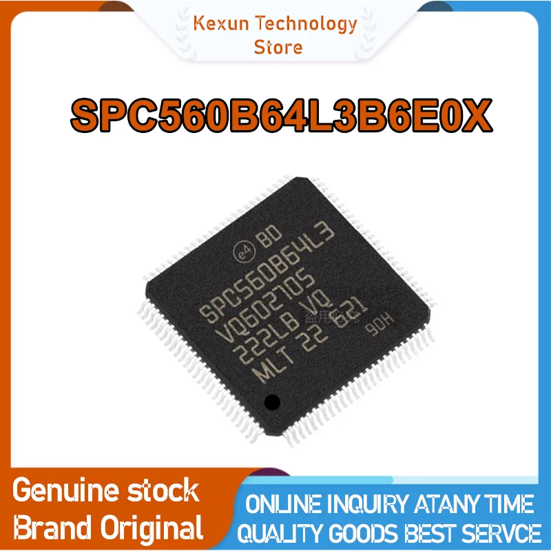 SPC560B64L3B6E0X SPC560B64L3 QFP-100 microcontroller chip