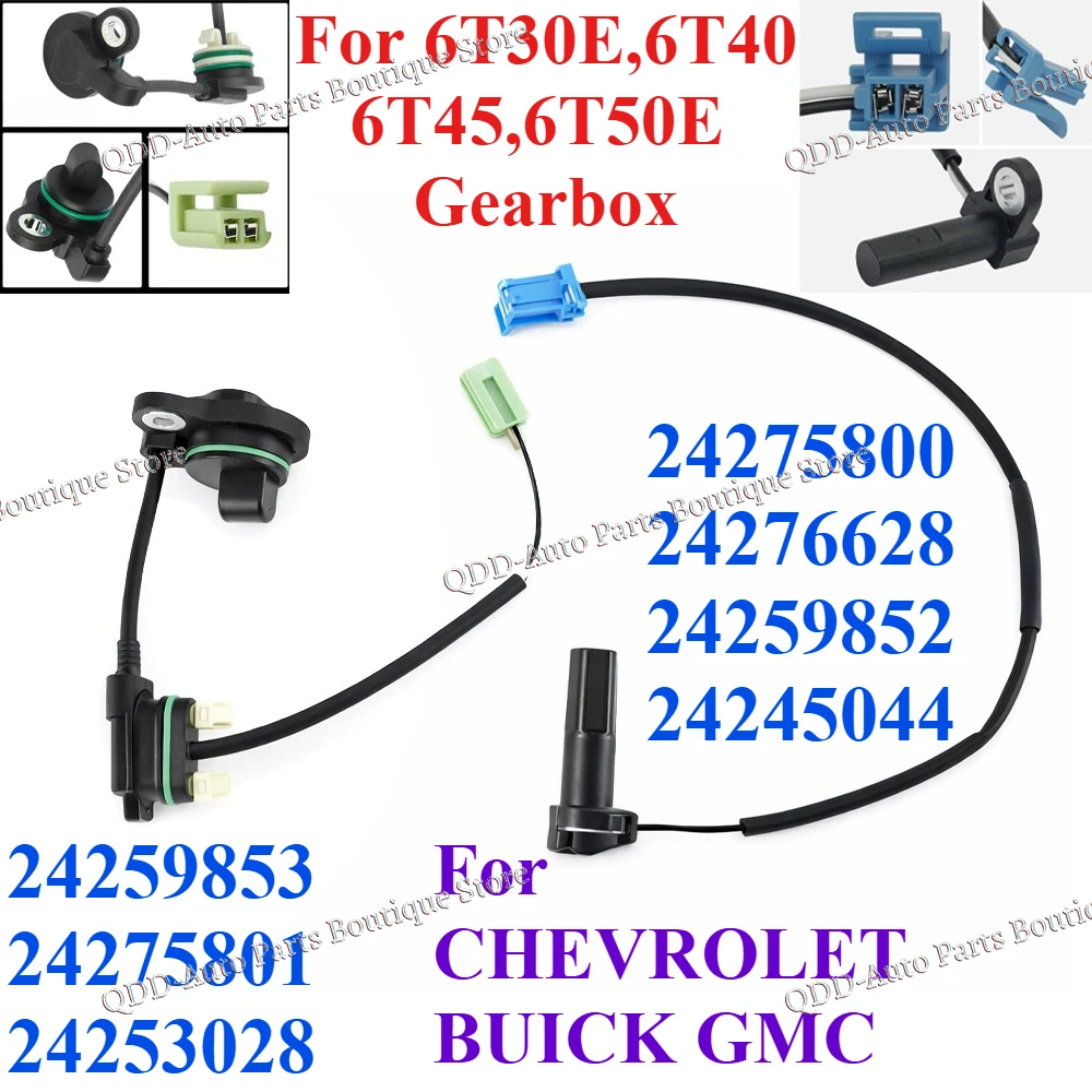 

Для 6T30E 6T40 6T45 6T50E датчик скорости ввода и вывода коробки передач 24275800 24276628 24259853 24275801 для CHEVROLET BUICK GMC