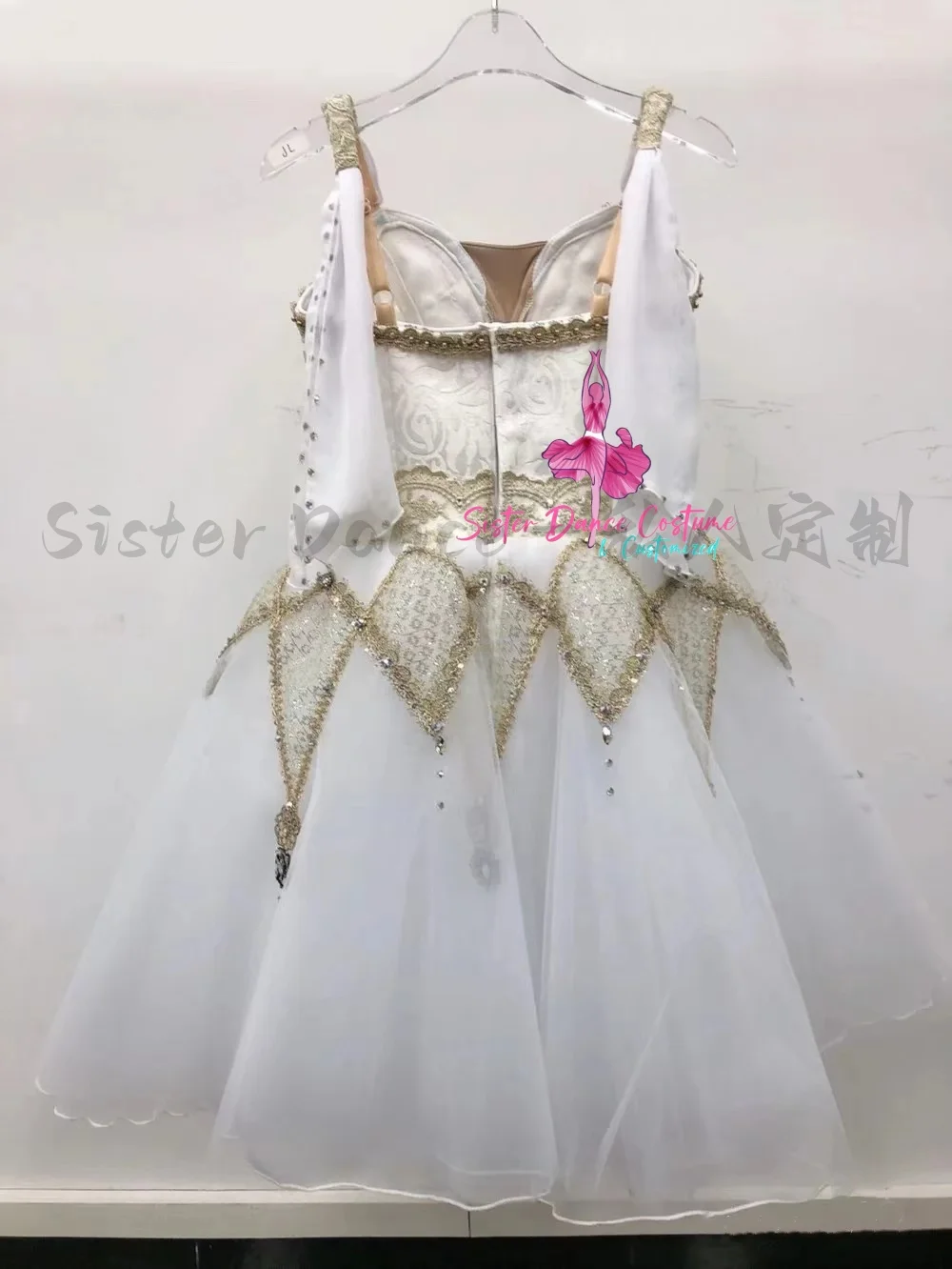 2024 new general multi-play long dress private custom children's women's performance competition dress