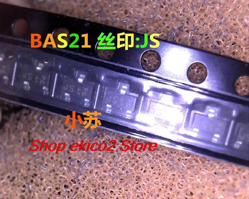 Original stock BAS21 :JS SOT23-3