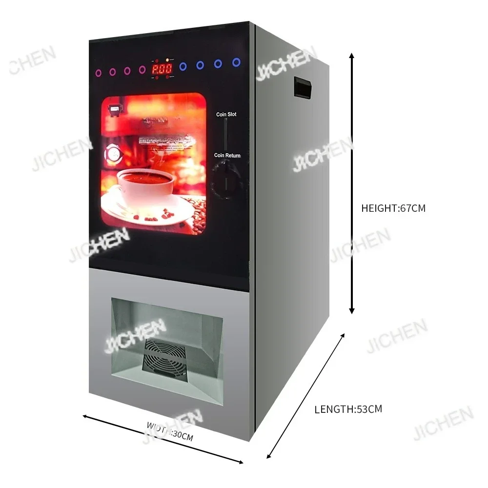 HZQ Cafetera Espressomaschine Vollautomatische Kaffeeautomat Kaffeemaschine Kommerzielle automatische Kaffeemaschine für Busi