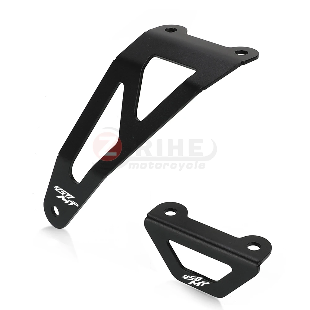 450MT 2026 Motorcycle Exhaust Hanger Bracket Muffler Support FOR CFMOTO MT450 IBEX 450 MT 2024 Rear Footrest Blanking Plate 2025