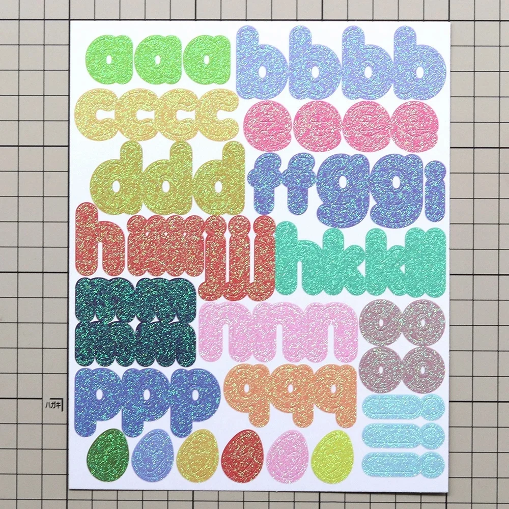 Creative Path Alphabet-Aufkleber mit englischen Buchstaben, selbstklebende goldene Scrapbooking-Deko-Aufkleber für die Kartenherstellung, Planer, Journaling – Detail 7