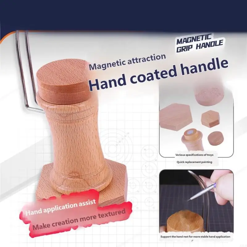Hölzerne Werkbänke klemmen Handschraubstock für Miniaturmodellbau-Montage- und Bastel-Färbeaufgaben A2UB – Detail 1