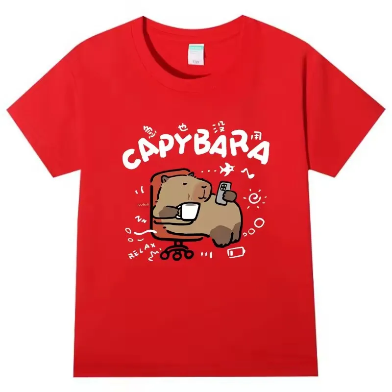 

Summer Cute Cartoon Print Breathable Cotton Children T-shirt Short Sleeve Casual Fashion Girls Boys Kid Clothes Baby Tee Tops