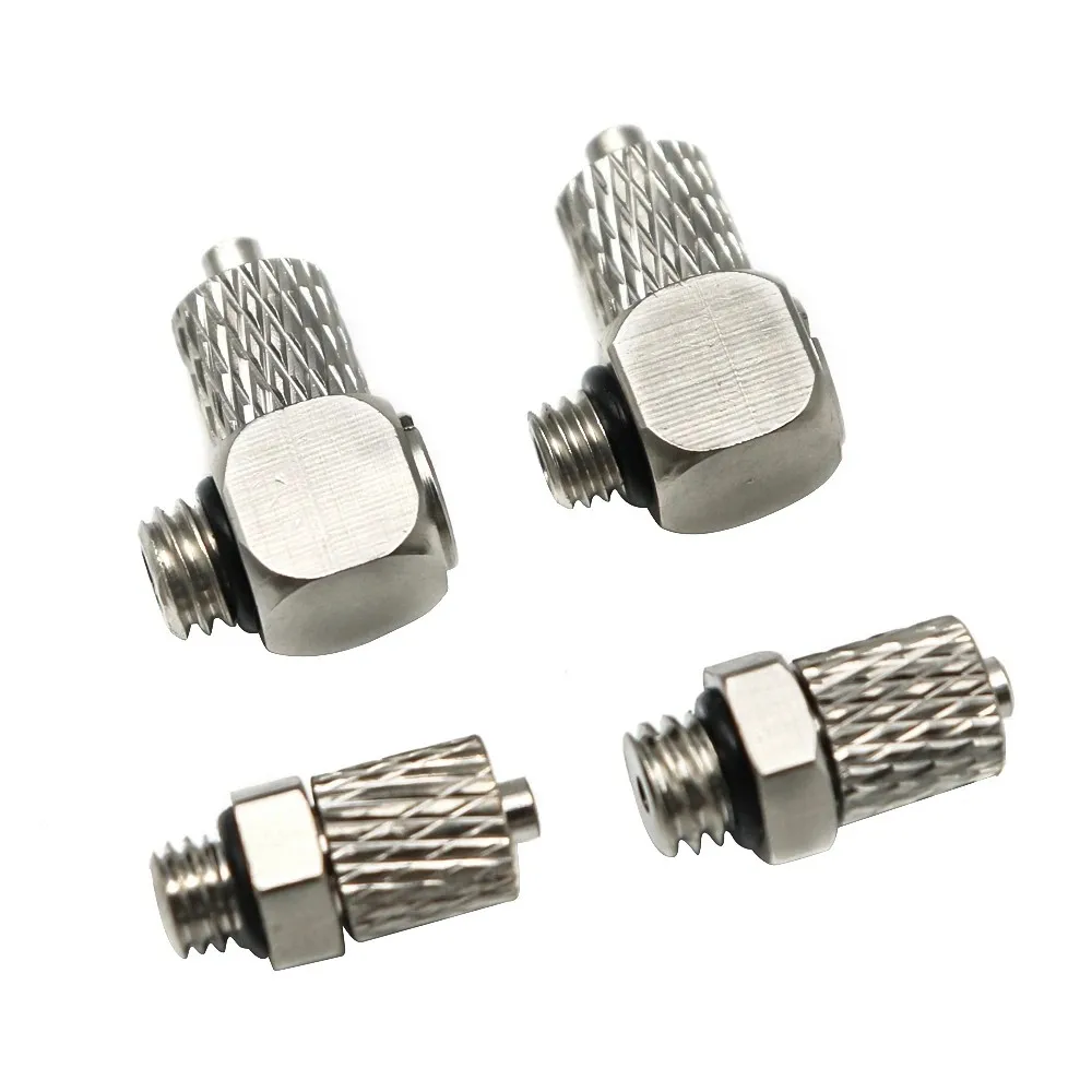 5Pcs Male Thread M3 M4 M5 M6 -Air Tube 3mm 4mm 6mm OD Mini Pneumatic Pipe Connector Screw Through Quick Fitting Fast Twist Joint