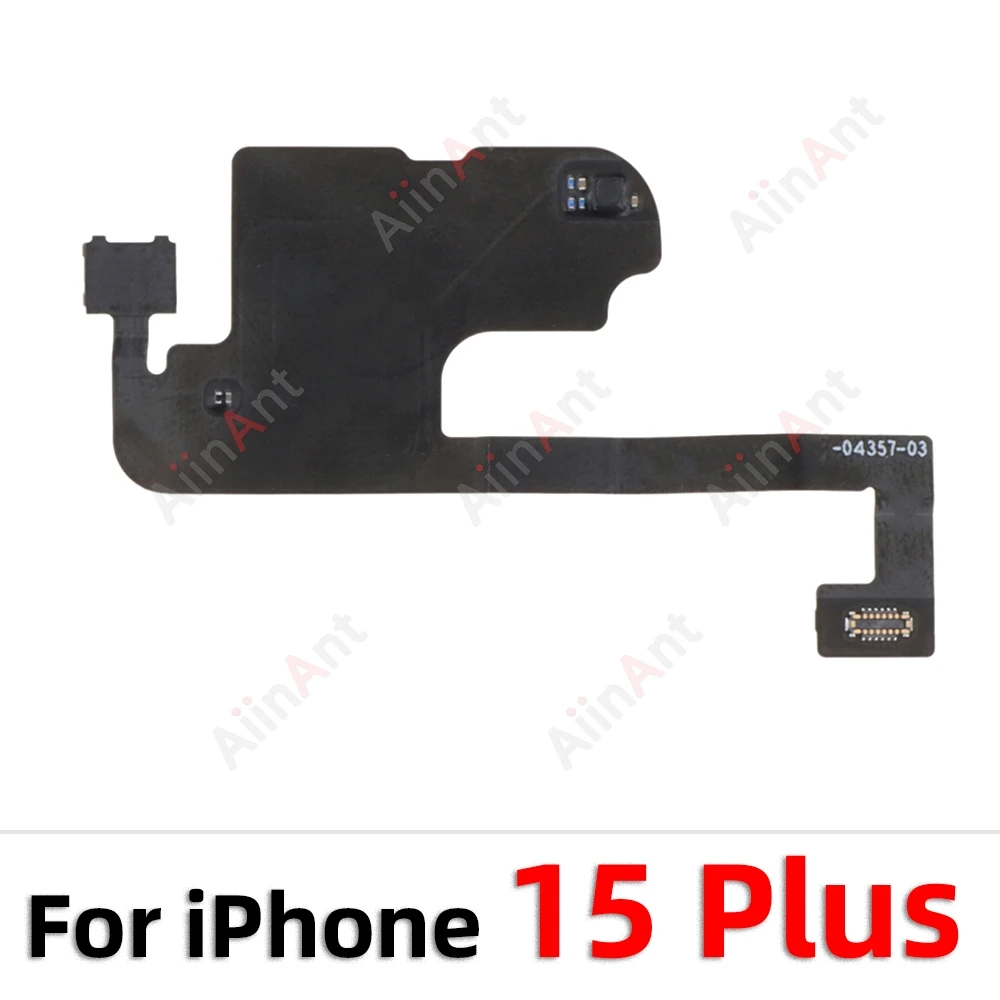 AiinAnt Phone Top Sound Ear Earpiece Speaker Proximity Light Sensor Flex Cable For iPhone 12 13 14 15 Pro Max Plus image 3