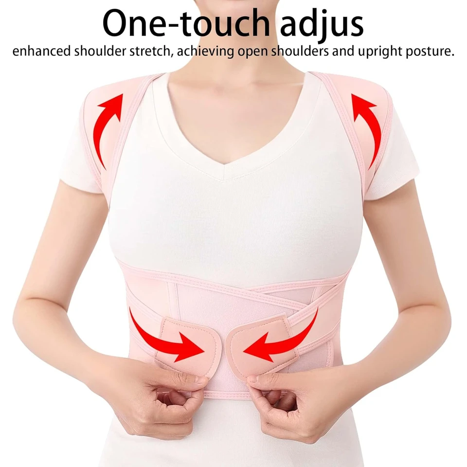 Adjustable Posture Corrector for Back Support
