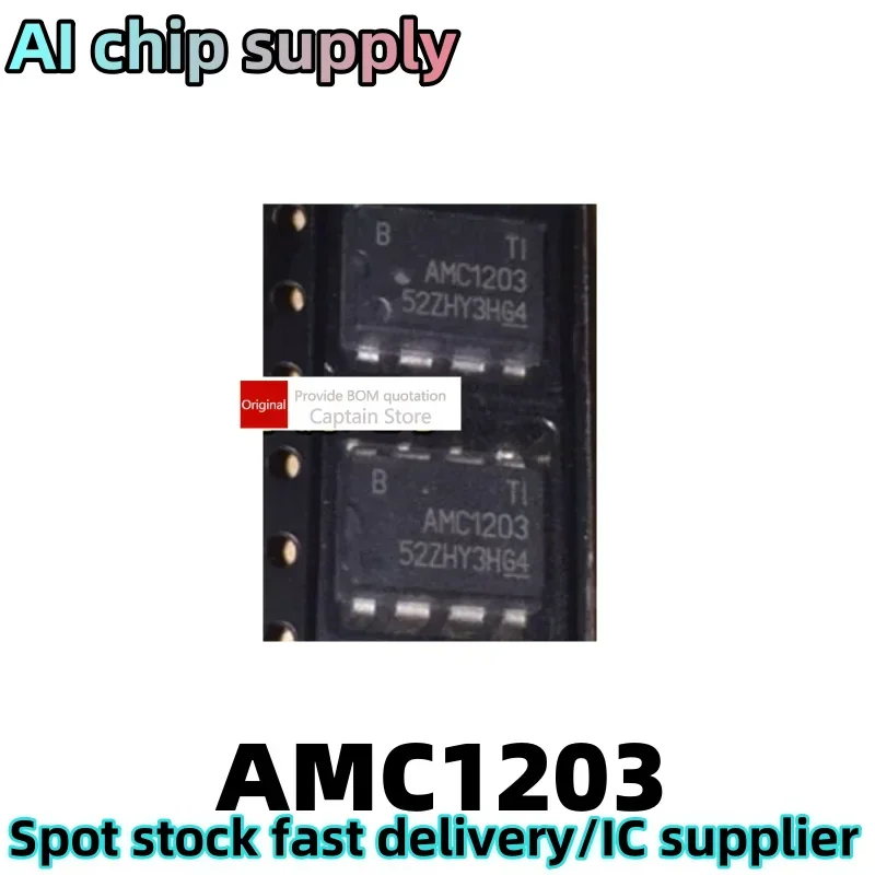 1PCS AMC1203 AMC1203DUBR SOP8 Widebody Analog Converter ADC