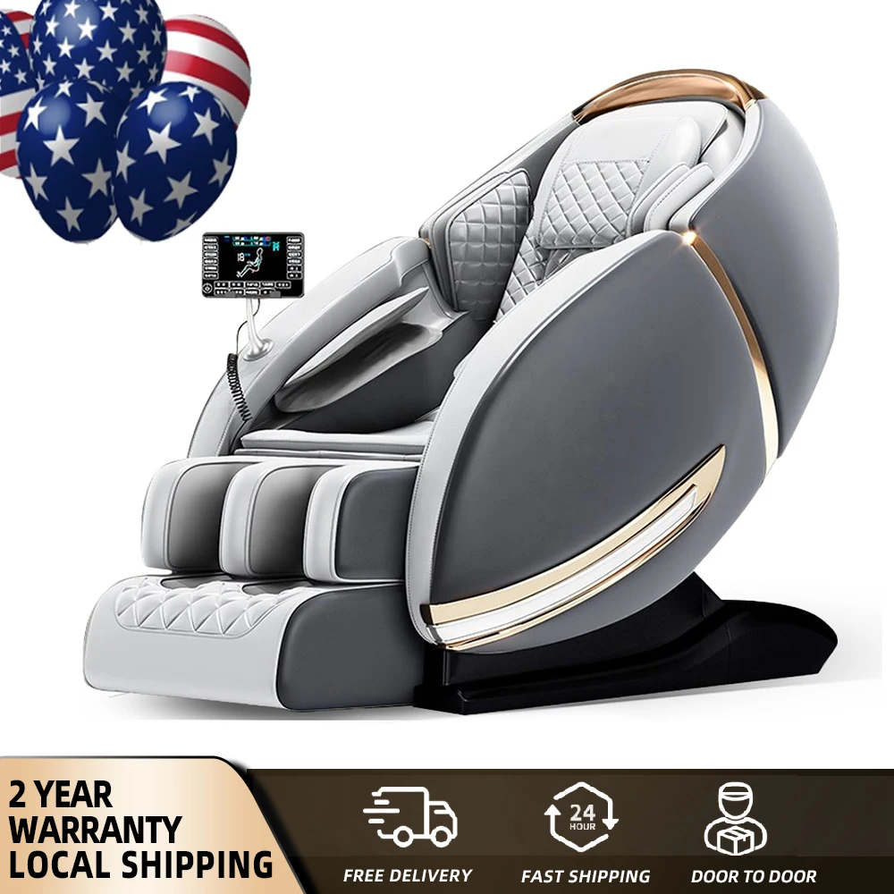 2 Year Warranty 4D SL Airbag Zero Gravity full body Massage Chair Home 3D Office Foot Roller Shiatsu Office Chair Massage Sofa