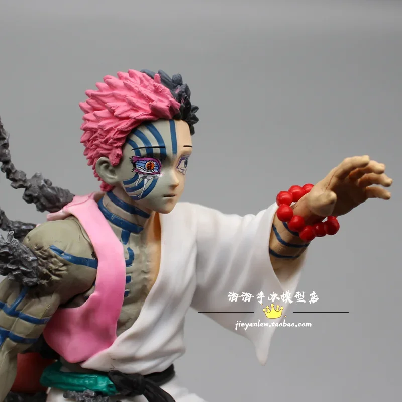 PVC Demônio Slayer Figura Anime, Kimetsu No Yaiba Estátua, Estatueta de Ação, Desktop Modelo Brinquedos, Decoração Ornamento, 17cm