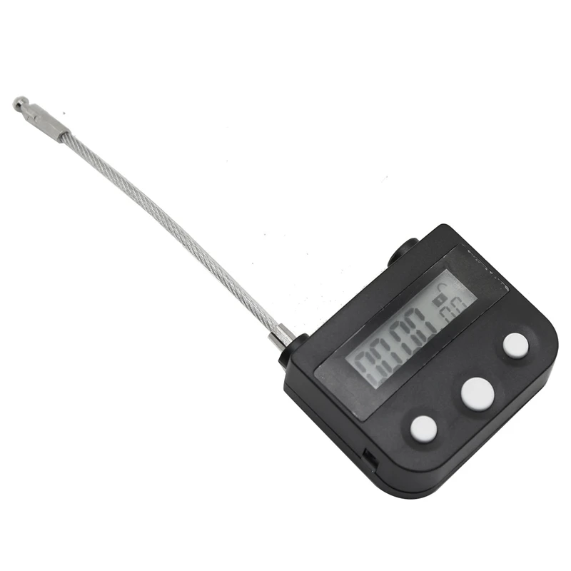 Metal Timer Lock USB LCD Display Metal Electronic Rechargeable Timer Padlock Black