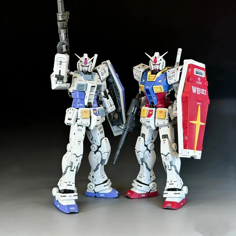 

RG 1/144 Gundam RX-78-2 Ver 2.0 G3 Color Action Figure Anime Robot Model Kit Assembly Toy with Decal Stand Collectible Kid Gift
