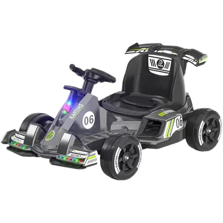 

Newest Custom Four-Wheel Children Electric Car Toy Scooter Baby Kids Electric Ride on Car Going Karts for Boys Girls