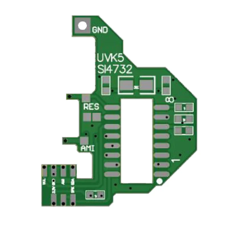 Lusya neue si4732 chip und kristall oszillator komponente modifikation modul für quan sheng UV-K5 UV-K6