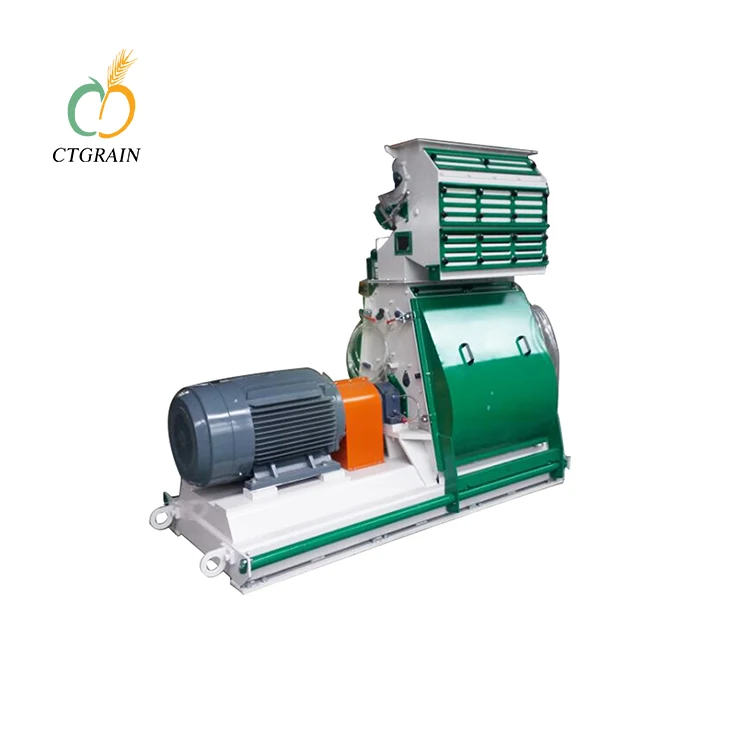 New design Grain feed crusher 3 ton per hour hammer mill machine