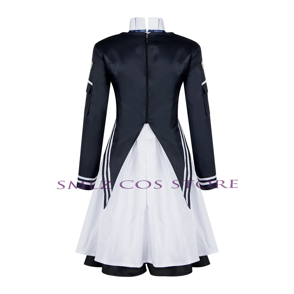 Virtuosa Cospaly Spiel Arknights Arturia Kostüm schwarz Uniform Kleid Perücke Set Anime Party Spiel Outfit für Frau