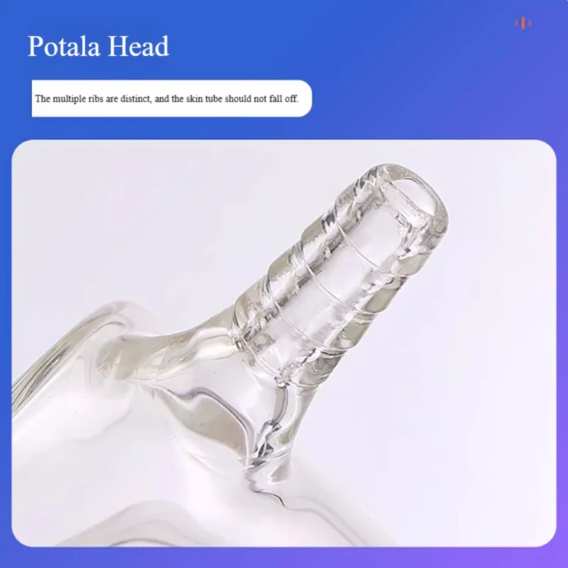 Single-port double-layer jacketed reaction bottle with graduated flask glass high temperature resistant reactor