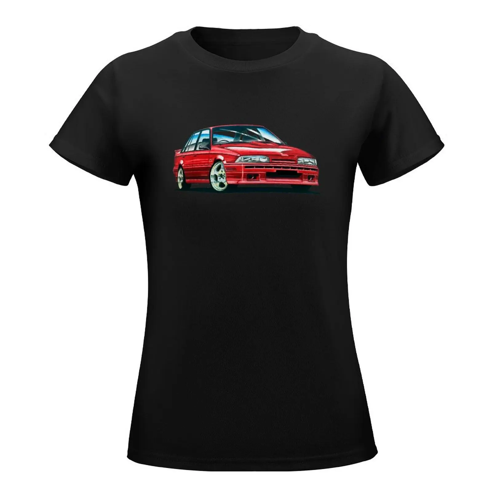 CarsinArt Enthusiast Series - 1986 VL Commodore SS by Inspia Creative T-Shirt anime clothes tshirts woman