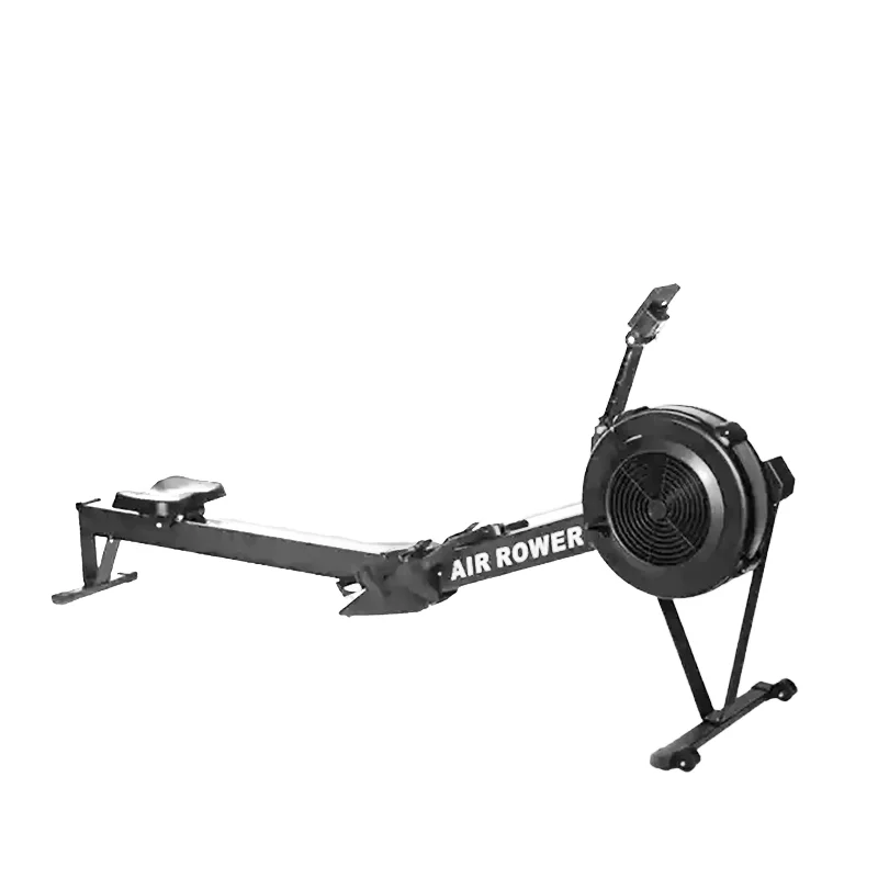 Home Use Steel Indoor Rowing Machine Full-Body Air Rower with Fan for Workouts