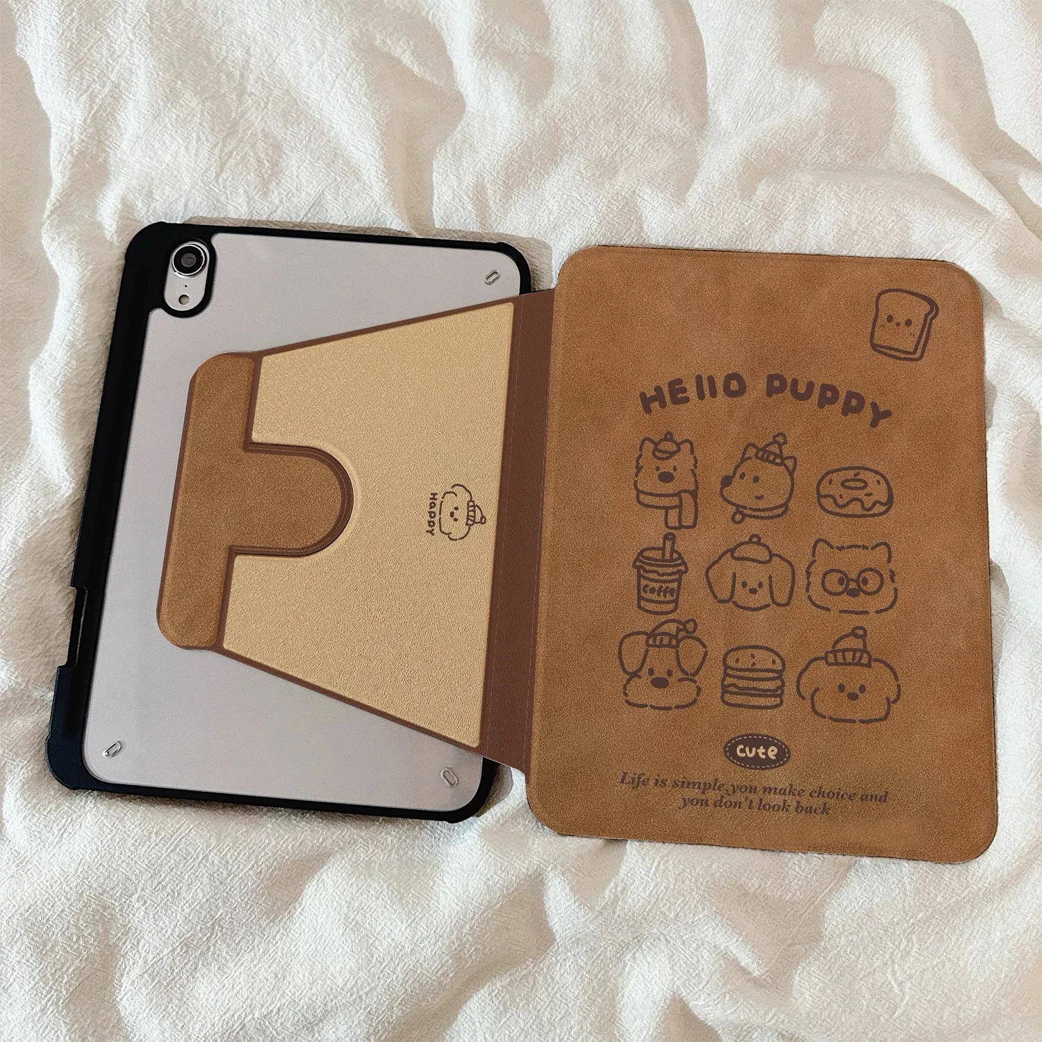 

ins cartoon cute iPadAir4/5 protective case rotating 11 inch tablet 10.9 protective case iPadPro
