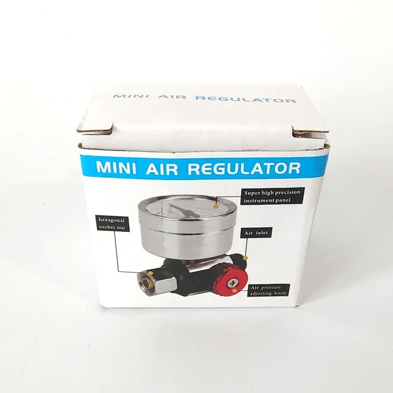 

Adjust Air Pressure Regulator Gauge for Spray Gun Car Auto Repair Painting Tool Spray Gun Accessories Pneumatic Gun Regulator