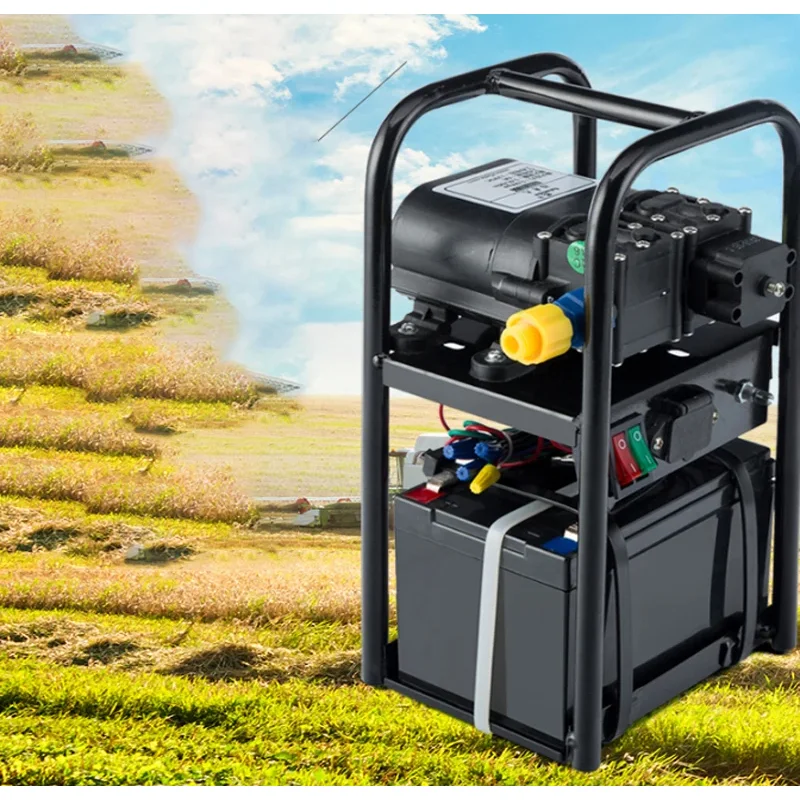 Agricultural electric sprayer intelligent high pressure small multi-function double pump fight drugs spray machine charging