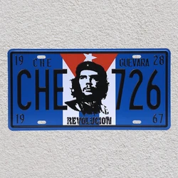 1 pc Cuba Che Guevara revolution revel flag Havana Tin Plates Signs garage wall man cave Decoration Metal Art Vintage Poster