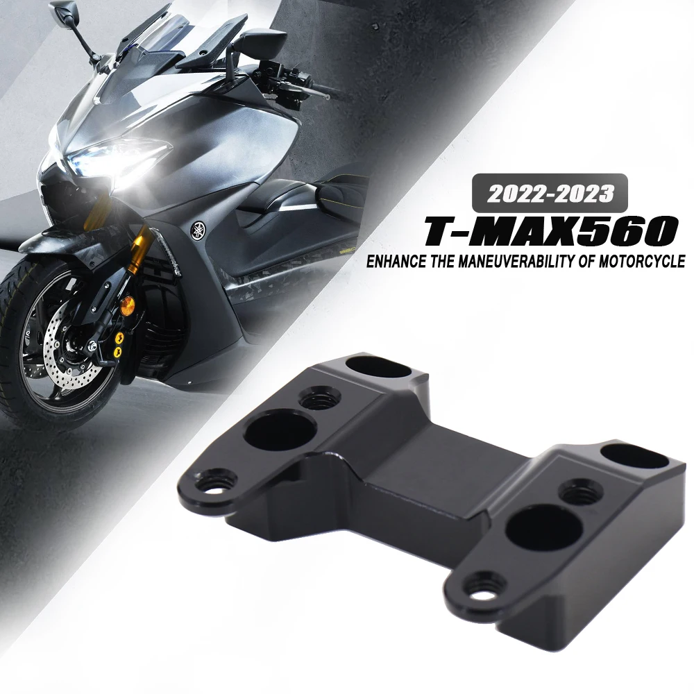 New2022 2023 Motorcycle Handlebar Riser Mount Clamp For YAMAHA T-MAX560 TMAX560  High Lifter Risers AccessoriesT-MAX 560