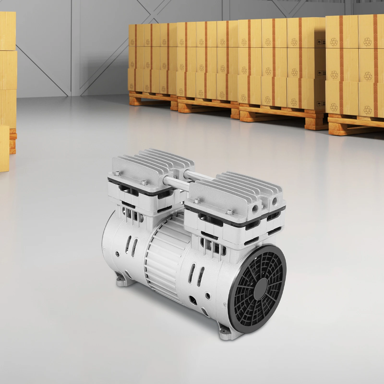 Luftkompressor Kompressor olifreies كومبريسور صامت 145 لتر / دقيقة Aggregat Kompressoraggregat mit grandes Kühlgebläse Schalldemperfer