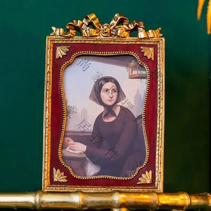 

Французский стиль, европейский ретро, креативная полимерная фоторамка, платформа для дисплея