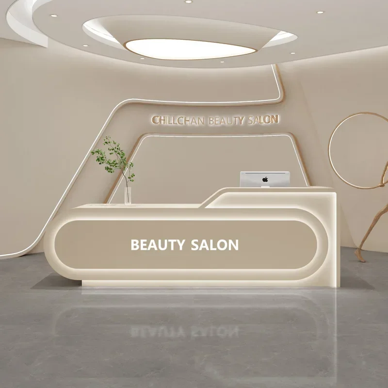 

makeup desk Checkout counter beautician reception counter for shop pulpit for church cash register beauty institute point home