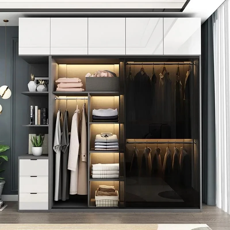 

Large Storage Modern Wardrobes Organizer Full Size Home Clothes Wardrobes Hotel Apartment Rangement Kleiderschrank Furniture