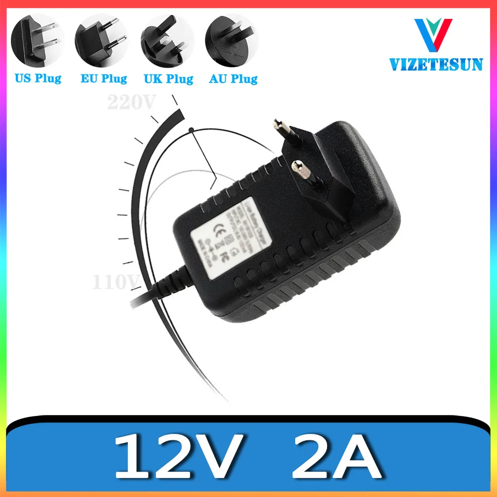 12V 2A Nail Shop Manicure Vacuum Cleaner Nail Dust Cleaning Filter Mesh Pull Mesh Universal Power Cord Adapter Plug
