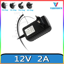 12V 2A Nail Shop Manicure Vacuum Cleaner Nail Dust Cleaning Filter Mesh Pull Mesh Universal Power Cord Adapter Plug