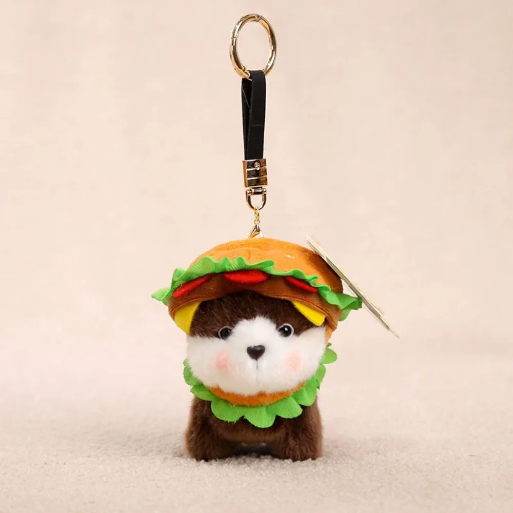 chaveiro-de-pelucia-ultra-macio-de-algodao-pp-com-tema-de-animal-hamburguer-tecido-de-pelucia-curta-bordado-requintado-estilo-kawaii-tamanho-compacto-e-portatil
