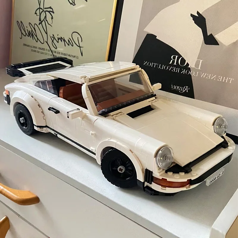 1458PCS Technical Retro Car Model Bricks 10295 Building Blocks Set 2in1 Race Classic Toys Model Kit for Adults Birthday Gift