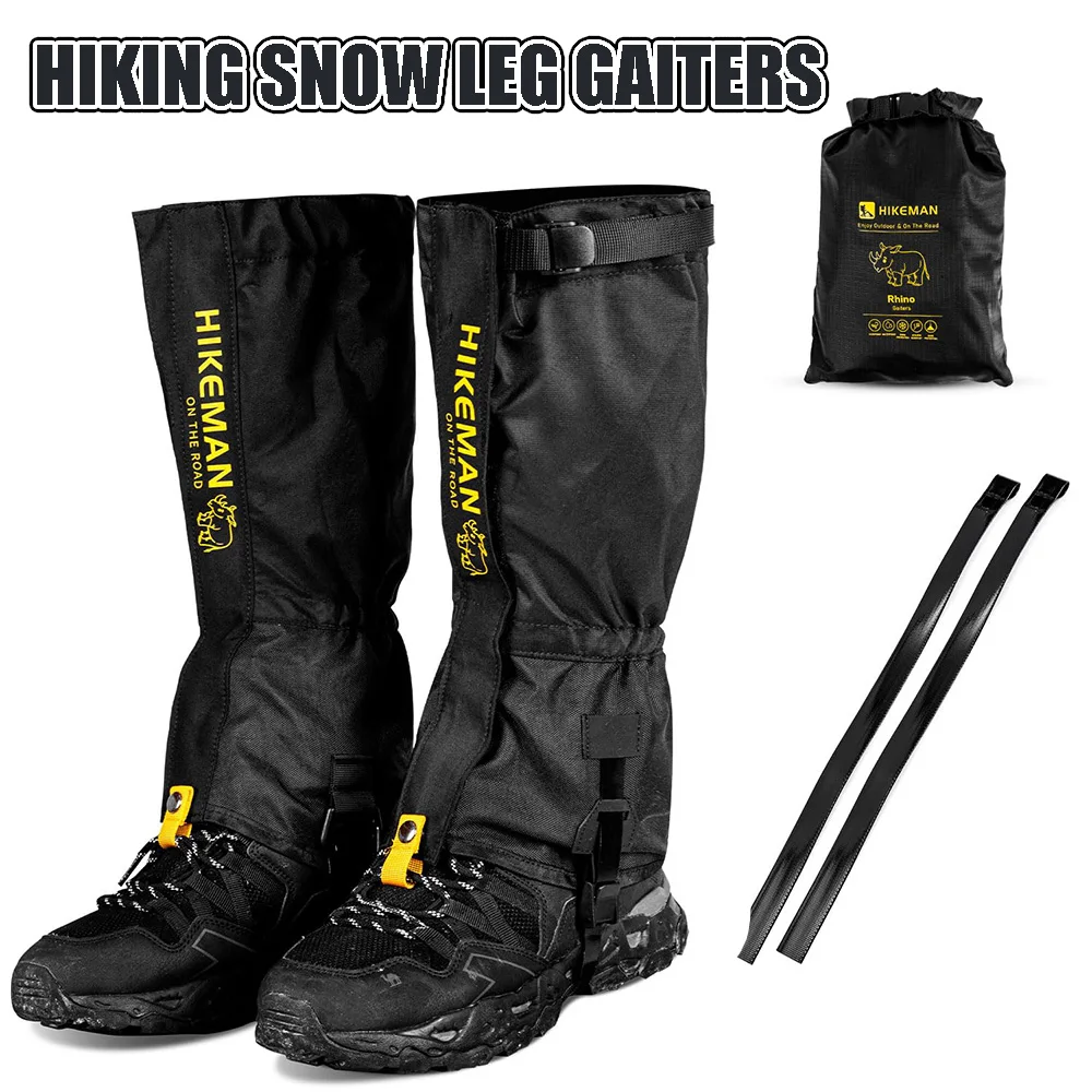 Polainas impermeables para nieve trekking, ajustables en botas - imagen 3
