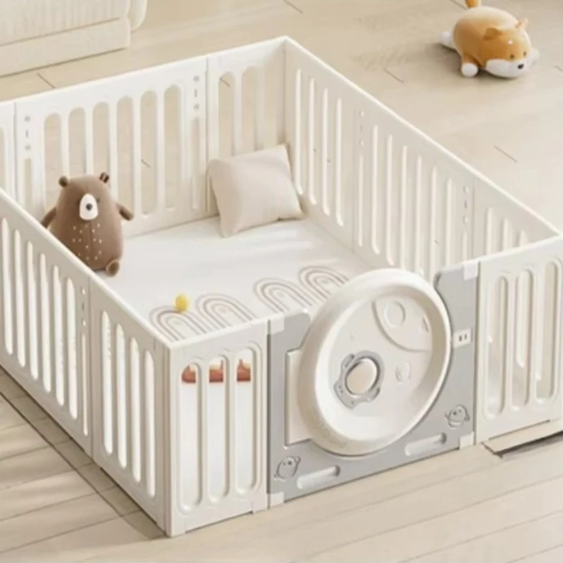 

Indoor Safety Gate Fences Playpen Modern Design Kids Playyard with Playground Toys
